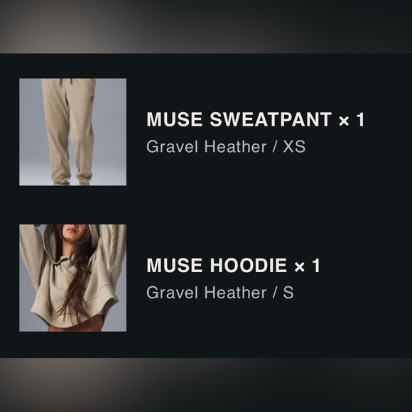 Alo muse pants and top - Picture 4 of 6